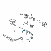 OEM 1998 Honda Accord Wire, Resistance (No.2) Diagram - 32702-P8A-A01