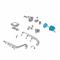 OEM Honda Accord Cap Assembly Diagram - 30102-P8A-A01