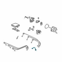 OEM 1999 Honda Accord Wire Assembly, Ignition Center Diagram - 32723-P8A-A01