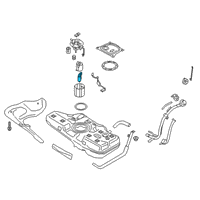 OEM Hyundai Accent Fuel Pump & Tube Assembly Diagram - 31119-C9000