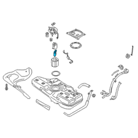 OEM Hyundai Elantra Fuel Pump & Tube Assembly Diagram - 31119-C9000