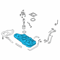 OEM 2021 Kia Forte Fuel Tank Assembly Diagram - 31150M7500