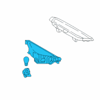 OEM Hyundai Elantra Lamp Assembly-High Mounted Stop Diagram - 92700-F2000