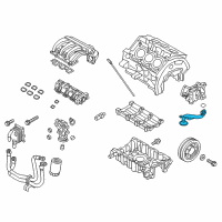 OEM Lincoln MKS Inlet Tube Diagram - DG1Z-6622-A