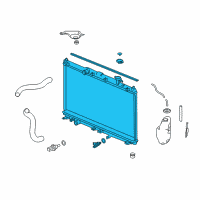 OEM 2015 Honda Accord Radiator Complete Diagram - 19010-5A2-A01