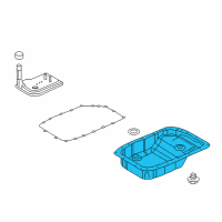 OEM 2012 Chevrolet Caprice Transmission Pan Diagram - 24245512