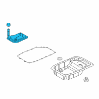 OEM 2015 Cadillac ATS Filter Diagram - 24252158