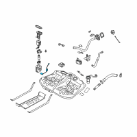 OEM 2013 Hyundai Sonata Fuel Pump Sender Assembly Diagram - 94460-4R000