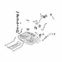 OEM Kia Optima Fuel Pump Sender Assembly Diagram - 944604R000