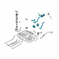 OEM 2015 Kia Optima Filler Neck & Hose Assembly Diagram - 310302T500