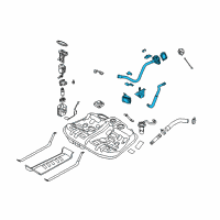 OEM Kia Filler Neck & Hose Assembly Diagram - 310302T500