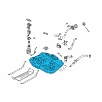 OEM Kia Optima Fuel Tank Assembly Diagram - 311504R500