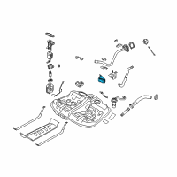 OEM 2008 Hyundai Veracruz Air Filter Diagram - 31453-1D050