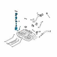 OEM 2015 Kia Optima Fuel Pump Complete Diagram - 311104R600