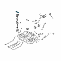 OEM Hyundai Azera Tapping Plate-Fuel Cut Diagram - 31158-3R000