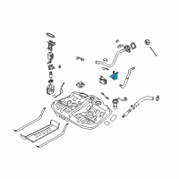 Genuine Toyota Fuel Filter Mounts diagram