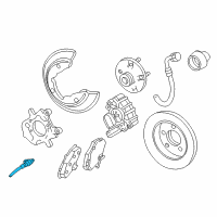 OEM 1999 Mercury Sable Rear Speed Sensor Diagram - YF1Z-2C190-AB