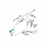 OEM 2006 Kia Sportage Checker Assembly-Front Door Diagram - 793901F000