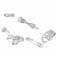 OEM 1999 GMC Safari Driveshaft Diagram - 26059007