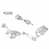 OEM 2002 Chevrolet Astro Joint Kit, Front Wheel Drive Shaft Cv Diagram - 26059672