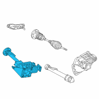 OEM 1992 GMC Typhoon Axle Asm, Front (Single-Plane Balanced)(Stamped Yby) Diagram - 26037618