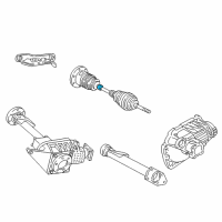 OEM 1999 GMC Safari Joint Kit, Front Wheel Drive Shaft Tri-Pot Diagram - 26059676