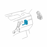 OEM Lexus LS430 Computer Assy, Distance Control Diagram - 88240-50110