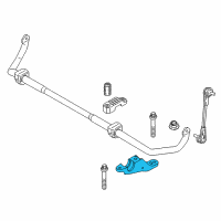 OEM 2022 BMW 530e Stabilizer Support Diagram - 31-30-6-861-473