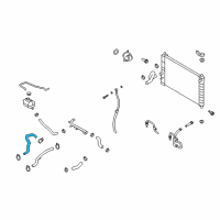 OEM 2008 Chevrolet Aveo Heater Hose Diagram - 95211458