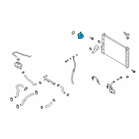 OEM 2005 Chevrolet Aveo Thermostat Unit Diagram - 96407677