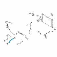 OEM 2008 Chevrolet Aveo Heater Hose Diagram - 95211454