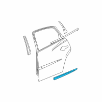OEM 2008 Buick LaCrosse Body Side Molding Diagram - 19120820