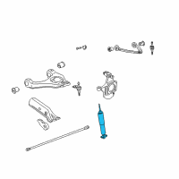OEM 2010 GMC Savana 1500 Shock Diagram - 19257308