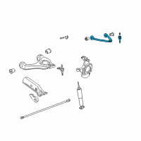 OEM 2009 GMC Savana 3500 Upper Control Arm Diagram - 25793553