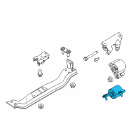 OEM Ford F-350 Super Duty Mount Diagram - BC3Z-6038-B