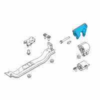 OEM 2013 Ford F-350 Super Duty Mount Bracket Diagram - BC3Z-6031-B