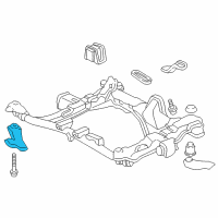 OEM 2004 Honda Odyssey Stay A, R. Sub-Frame Mounting Diagram - 50232-S0X-A00