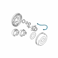 OEM 2011 Toyota Tacoma Brake Hose Diagram - 90947-A2005