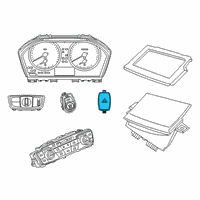 OEM 2016 BMW X5 Switch, Hazard Warning System Diagram - 61-31-9-389-075