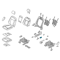 OEM 2019 Ford Ranger Seat Switch Diagram - KB5Z-14A701-CB