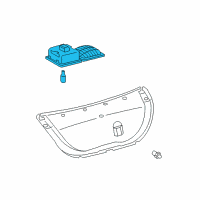 OEM Toyota Camry Trunk Lamp Diagram - 81330-AA010