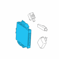 OEM Lexus GS200t Smart Key Ignition Control Module Diagram - 89990-30510