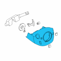 OEM 2018 Nissan Maxima Cover Set-Steering Column Diagram - 48470-3TA0A