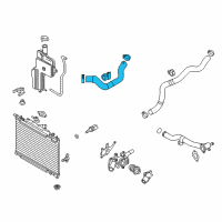 OEM Scion iA Upper Hose Diagram - 16571-WB001