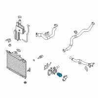 OEM 2016 Scion iA Thermostat Diagram - 90118-WB459