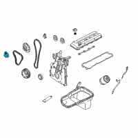 OEM 1999 Nissan Frontier TENSIONER Chain Diagram - 13070-53F16