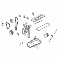 OEM 1999 Nissan Frontier Guide-Oil Level Diagram - 11150-F450A