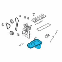 OEM 1990 Nissan D21 Pan Assy-Oil Diagram - 11110-86G06