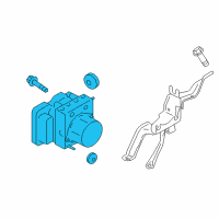 OEM Scion FR-S ABS Pump Assembly Diagram - SU003-05757
