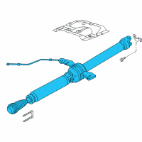 OEM 2005 Mercury Mariner Drive Shaft Assembly Diagram - 7L8Z-4R602-B